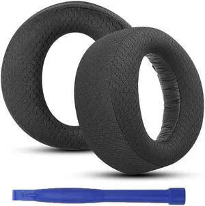 Headphone Earpads for PULSE 3D Headphone Luxurious Covers Comfort Ear Pads(black soccer net)