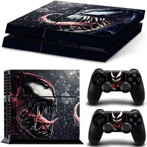 Venom Game Console Vinyl Skin Sticker for PS4 Controller GamePad Decal Printing Protective Film(TN-PS4-7195)