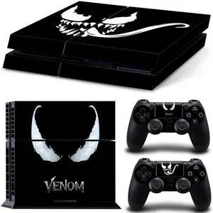Venom Game Console Vinyl Skin Sticker for PS4 Controller GamePad Decal Printing Protective Film(TN-PS4-7193)