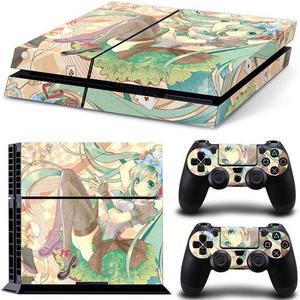 Stitch Cartoon Game Console Vinyl Skin Sticker for PS4 PS 4 Controller GamePad Decal Protective Film(TN-PS4-3010)