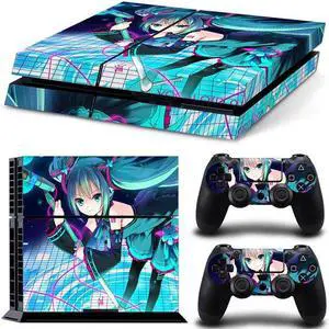 Stitch Cartoon Game Console Vinyl Skin Sticker for PS4 PS 4 Controller GamePad Decal Protective Film(TN-PS4-3010)