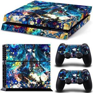 Stitch Cartoon Game Console Vinyl Skin Sticker for PS4 PS 4 Controller GamePad Decal Protective Film(TN-PS4-3010)