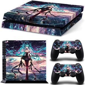 Stitch Cartoon Game Console Vinyl Skin Sticker for PS4 PS 4 Controller GamePad Decal Protective Film(TN-PS4-3010)