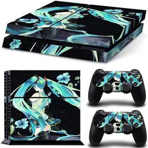 Stitch Cartoon Game Console Vinyl Skin Sticker for PS4 PS 4 Controller GamePad Decal Protective Film(TN-PS4-3010)