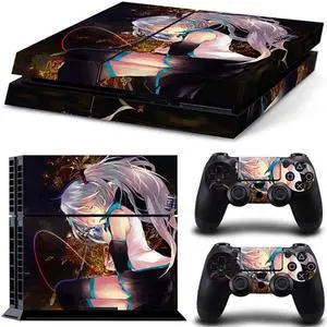 Stitch Cartoon Game Console Vinyl Skin Sticker for PS4 PS 4 Controller GamePad Decal Protective Film(TN-PS4-3010)