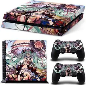Stitch Cartoon Game Console Vinyl Skin Sticker for PS4 PS 4 Controller GamePad Decal Protective Film(TN-PS4-3010)