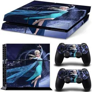 Stitch Cartoon Game Console Vinyl Skin Sticker for PS4 PS 4 Controller GamePad Decal Protective Film(TN-PS4-3010)