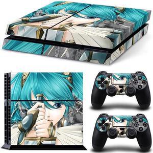 Stitch Cartoon Game Console Vinyl Skin Sticker for PS4 PS 4 Controller GamePad Decal Protective Film(TN-PS4-3010)