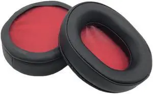 Headset Ear Pads for ATH-WS990BT Headphone Perfect Fit Sponge Cover Earmuff(red net)