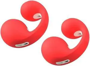 1 Pair Earbud Ear Caps Protective Cover Eartips Ear Buds Cups for Ambie AM-TW01(small)
(Red)