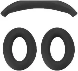 Lightweight Silicone Protective Headphone Covers for QC45 QC35 QC25 QC15 AE2 Headphone Earcups Cover Replacements(Black)