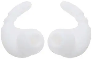 Lightweight Ear Hook Ear Buds Silicone Ear Buds Gels Eartips Earpads Sports(White)