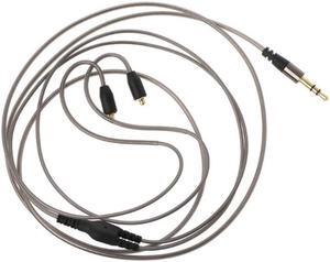Detachable Gaming Headphone Cable 1.2M Long for Se215 SE315 SE535 SE846 Earphone(Gray)