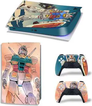 Vinyl Protective Film PS5 Digital Edition Skin Sticker Decal Para for PS5Console 2 Controllers PS5 Skin Sticker(TN-PS5Digital-3956)