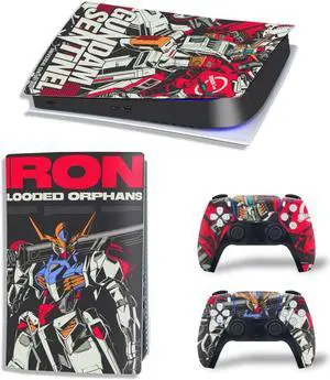 Vinyl Protective Film PS5 Digital Edition Skin Sticker Decal Para for PS5Console 2 Controllers PS5 Skin Sticker(TN-PS5Digital-3961)