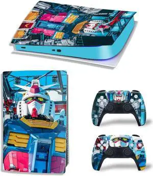 Vinyl Protective Film PS5 Digital Edition Skin Sticker Decal Para for PS5Console 2 Controllers PS5 Skin Sticker(TN-PS5Digital-3963)
