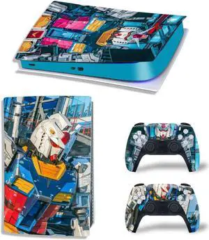 Vinyl Protective Film PS5 Digital Edition Skin Sticker Decal Para for PS5Console 2 Controllers PS5 Skin Sticker(TN-PS5Digital-3972)