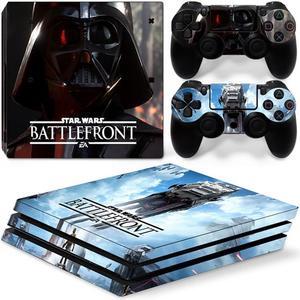 Star Wars Vinyl Skin Sticker for PS4 Pro Console 2 Controllers Decal Full Film Para Game Accessories(TN-P4Pro-0052)