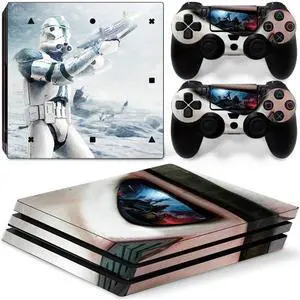 Star Wars Vinyl Skin Sticker for PS4 Pro Console 2 Controllers Decal Full Film Para Game Accessories(TN-P4Pro-0058)