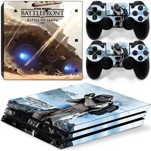 Star Wars Vinyl Skin Sticker for PS4 Pro Console 2 Controllers Decal Full Film Para Game Accessories(TN-P4Pro-0060)