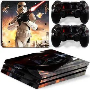 Star Wars Vinyl Skin Sticker for PS4 Pro Console 2 Controllers Decal Full Film Para Game Accessories(TN-P4Pro-0059)