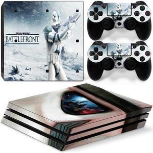 Star Wars Vinyl Skin Sticker for PS4 Pro Console 2 Controllers Decal Full Film Para Game Accessories(TN-P4Pro-0066)
