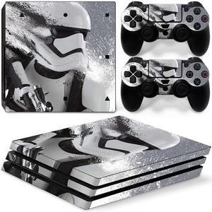 Star Wars Vinyl Skin Sticker for PS4 Pro Console 2 Controllers Decal Full Film Para Game Accessories(TN-P4Pro-0070)