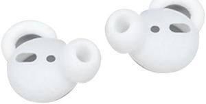 Ear Tips Earbuds for 1/2&Earpods Headsets Silicone Anti-Drop Earbud Spare Parts Repairing Parts(White)
