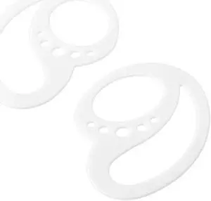 Replacement Earphones Silicone Cushion Covers  Ear Buds Gels Eartips(Silica gel)
White)