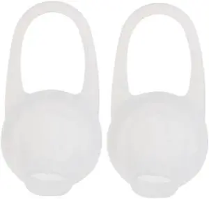 1 Pairs Replacement Silicone Ear Buds Headset  Earbuds Replacement Eargel Headphnoe for 90% In-ear Ear Bud(White)