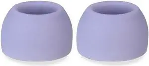 Black Gray Purple Earplugs in-Ear Mats Anti-Drop Ear Tips for galaxy Buds  Earphone Repair Parts(Medium)
(Purple)