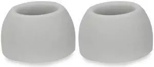 Black Gray Purple Earplugs in-Ear Mats Anti-Drop Ear Tips for galaxy Buds  Earphone Repair Parts(large)
(Gray)