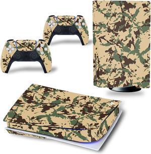 Luxury Color PS5 Disk Skin Sticker Decal Film for PS5Disk Console and 2 Controllers PS5 Disk Skin Sticker Vinyl(TN-PS5Disk-3558)
