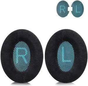 Comfortable Sponge Ear Pads for QC35 QC25 QC15 Headphones Earpads Enjoy Clear Sound Quality and Superior Comfort(Blue LR pad cotton)
