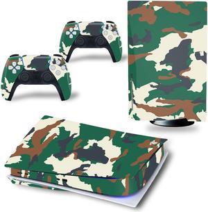 Luxury Color PS5 Disk Skin Sticker Decal Film for PS5Disk Console and 2 Controllers PS5 Disk Skin Sticker Vinyl(TN-PS5Disk-3558)