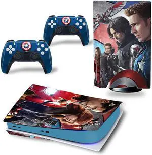 Cartoon Skin Sticker For PS5Disk PS5 Dick Game Console Game Handle Full Protective Film(TN-PS5Disk-2247)