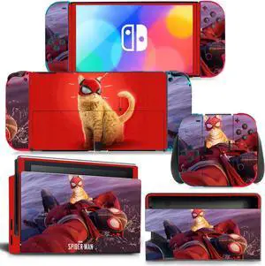 Skin Sticker Decal for Switch Console  Controller Dock Skin Vinyl Full Protective Film(1529)