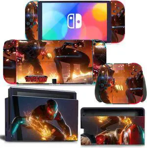 Skin Sticker Decal for Switch Console  Controller Dock Skin Vinyl Full Protective Film(1533)