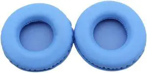 1 Pair Replacement Foam Ear Pads Cushion Cover for Skull candy  2.0 Earphone(for sky blue)