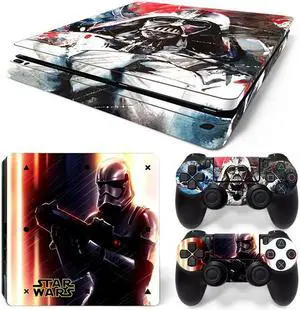 Star Wars Full Skin Sticker Protective Film for Slim PS4 PS4Slim Console Controller Accessories GamePad Para(TN-PS4Slim-0063)