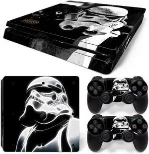 Star Wars Full Skin Sticker Protective Film for Slim PS4 PS4Slim Console Controller Accessories GamePad Para(TN-PS4Slim-0064)