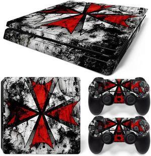 Skin Sticker Protective Film for Slim PS4 PS4Slim Console Controller Accessorie GamePad Cover(TN-PS4Slim-0333)