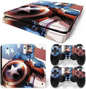 Skin Sticker Protective Film for Slim PS4 PS4Slim Console Controller Accessorie GamePad Cover(TN-PS4Slim-0335)