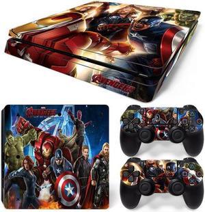 Skin Sticker Protective Film for Slim PS4 PS4Slim Console Controller Accessorie GamePad Cover(TN-PS4Slim-0339)