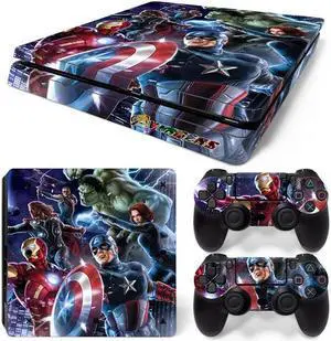 Skin Sticker Protective Film for Slim PS4 PS4Slim Console Controller Accessorie GamePad Cover(TN-PS4Slim-0340)