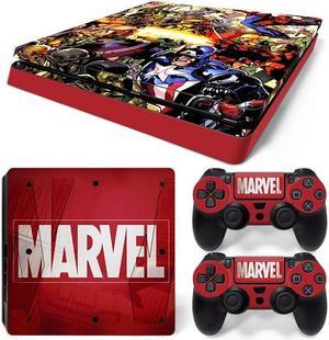 Skin Sticker Protective Film for Slim PS4 PS4Slim Console Controller Accessorie GamePad Cover(TN-PS4Slim-0341)