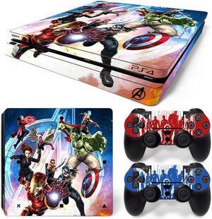 Skin Sticker Protective Film for Slim PS4 PS4Slim Console Controller Accessorie GamePad Cover(TN-PS4Slim-0343)
