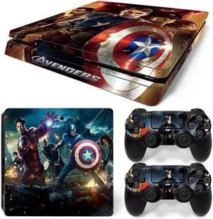 Skin Sticker Protective Film for Slim PS4 PS4Slim Console Controller Accessorie GamePad Cover(TN-PS4Slim-0342)