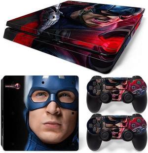 Skin Sticker Protective Film for Slim PS4 PS4Slim Console Controller Accessorie GamePad Cover(TN-PS4Slim-0338)