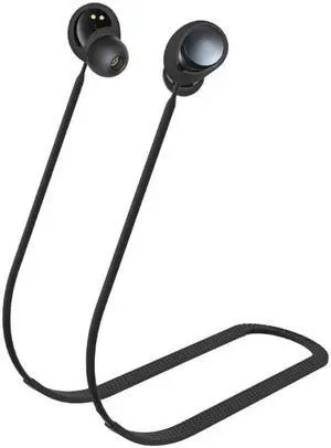 Soft Strap for Sound  Space A40 Waterproof Hanging Neck Earset Cord Washable(Black)